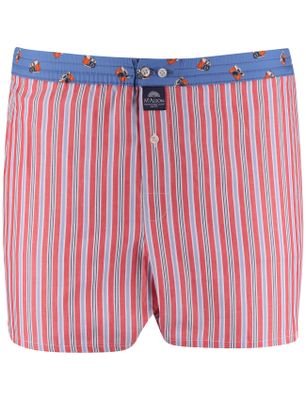 Mc Alson Mc Alson boxershort rood gestreept katoen