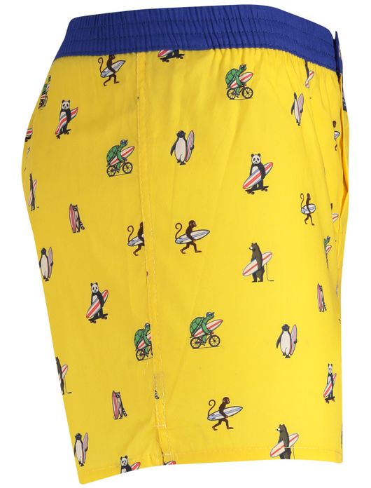 Mc Alson boxershort geel surfprint