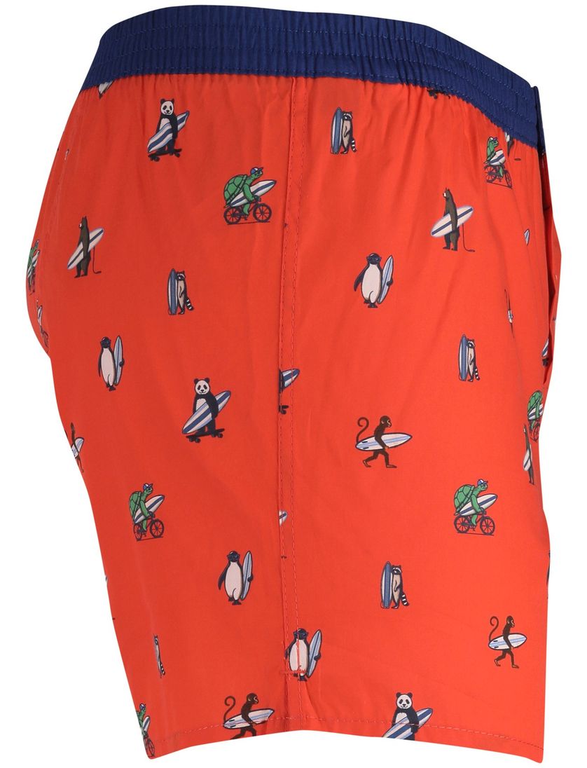 boxershort Mc Alson oranje surfprint katoen
