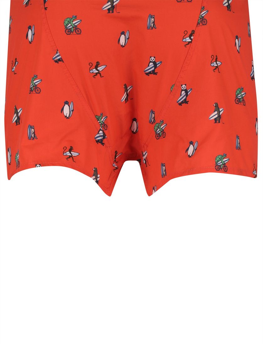 boxershort Mc Alson oranje surfprint katoen