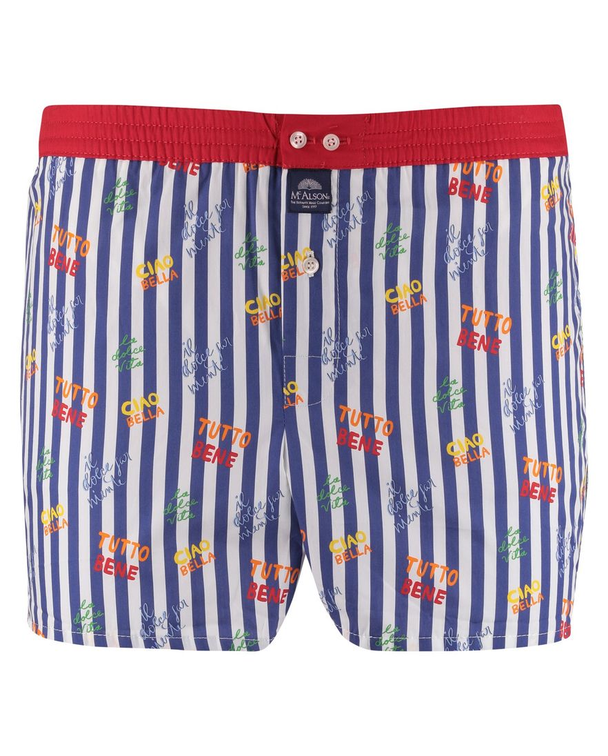blauw boxershort Mc Alson normale fit