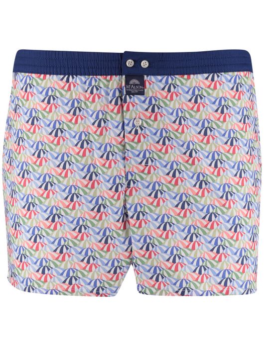 Mc Alson Boxershort blauw groen roze paraplu