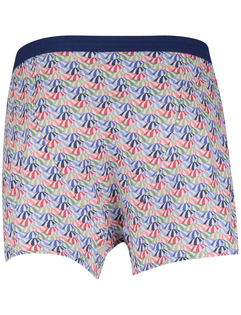 boxershort multicolor print Mc Alson paraplu navy rand