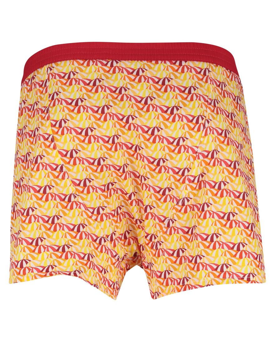 oranje boxershort geprint katoen normale fit