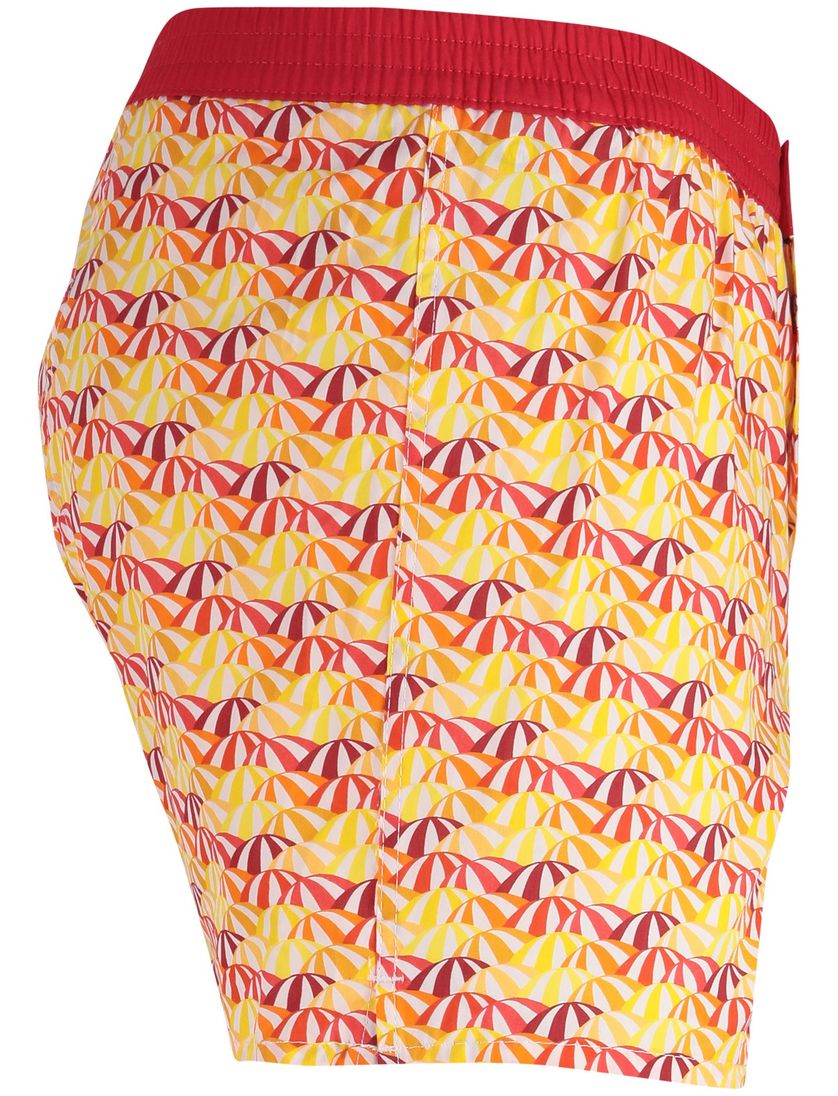 boxershort Mc Alson oranje zomer print normale fit