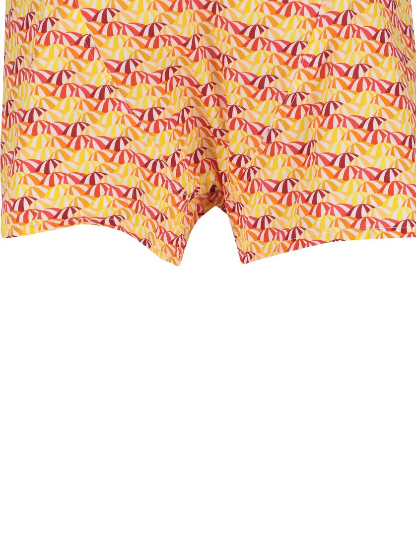 boxershort Mc Alson oranje zomer print normale fit