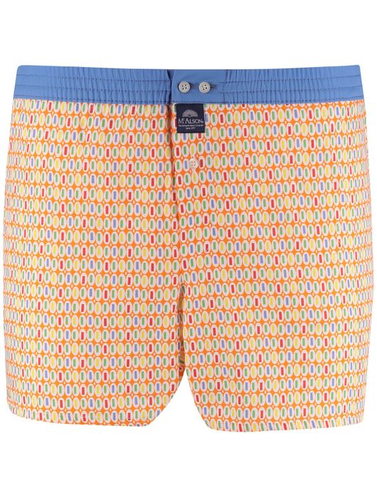 Mc Alson boxershort oranje print ovaaltjes