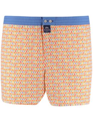 Mc Alson oranje boxershort geprint normale fit katoen