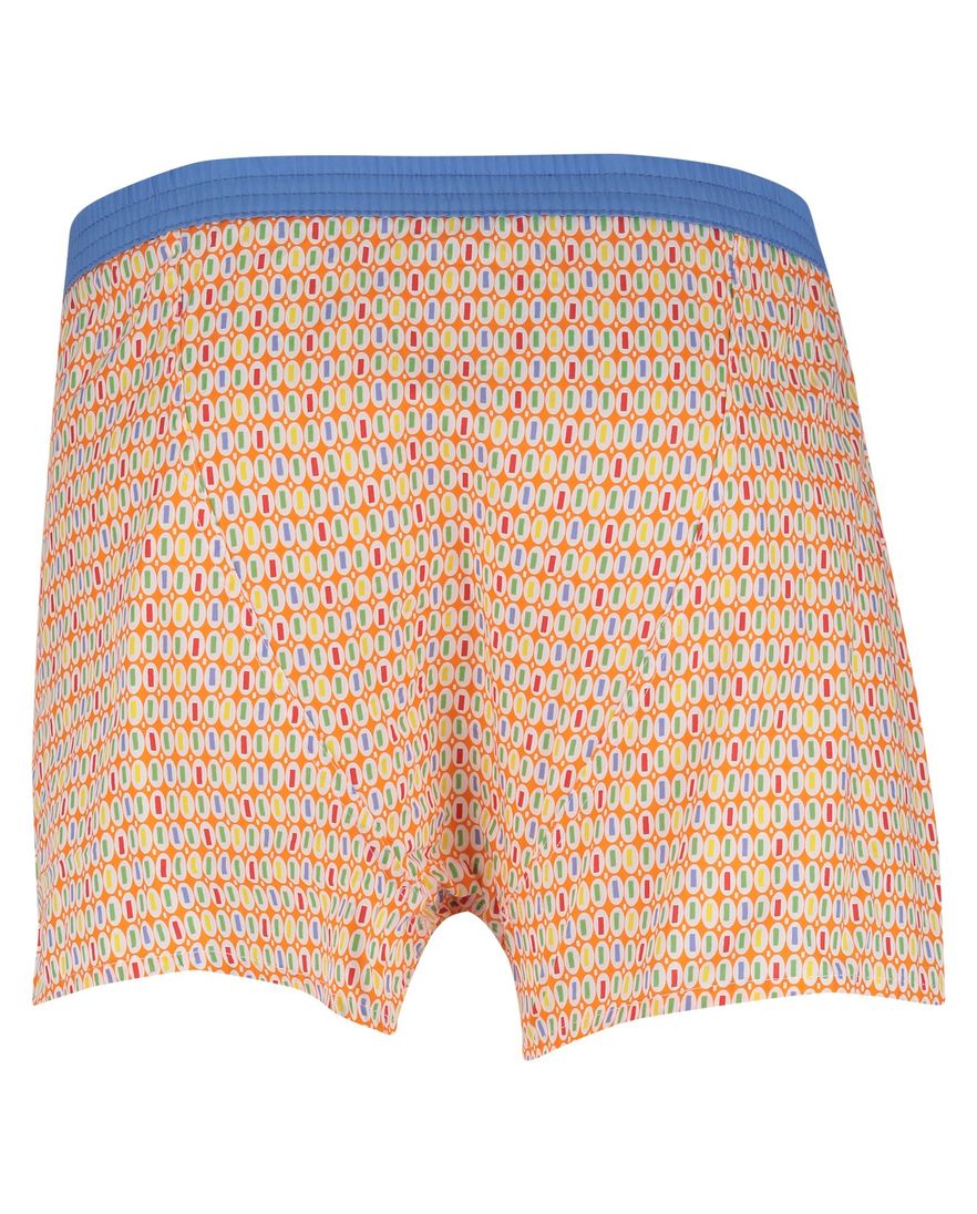 oranje boxershort geprint normale fit katoen