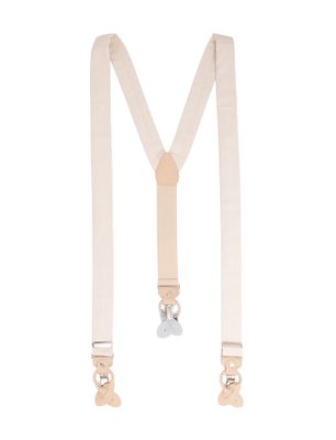 Tresanti Tresanti Ecru bretels met lederen details