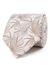 Tresanti stropdas zijde creme met zand bladmotief