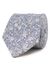 Tresanti zijden stropdas blauw met wit bloemendessin