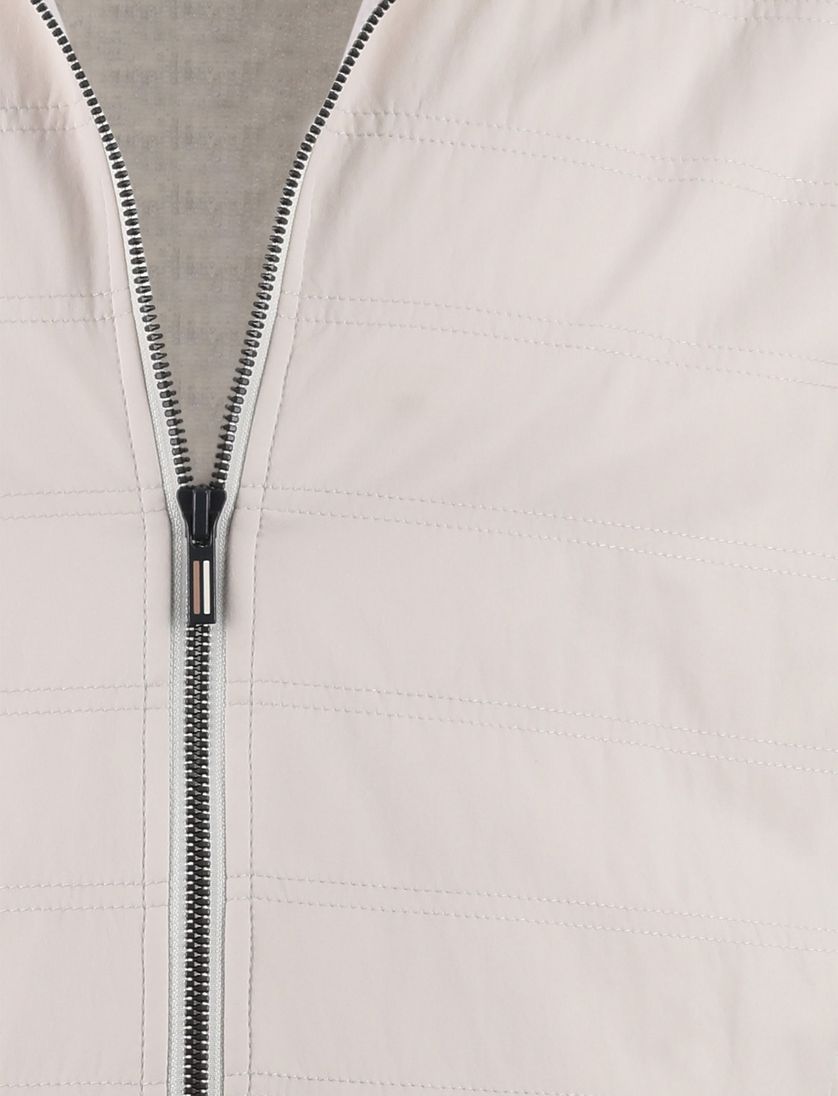 Vest Baileys outdoor creme normale fit met rits