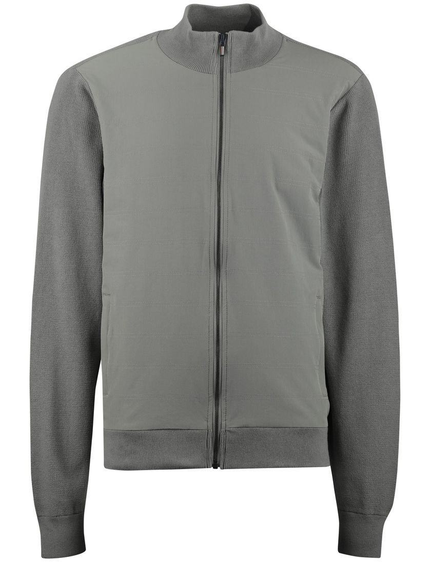 Vest Baileys outdoor groen normale fit met rits en zakken