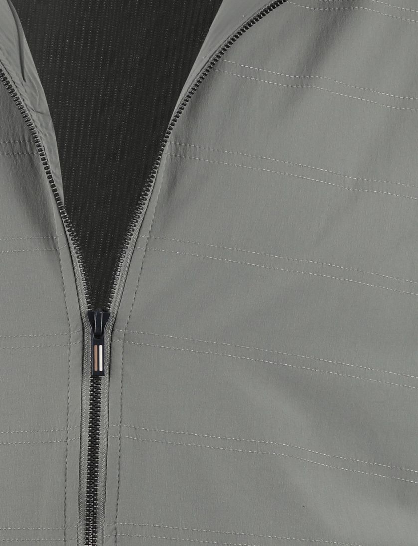 Vest Baileys outdoor groen normale fit met rits en zakken