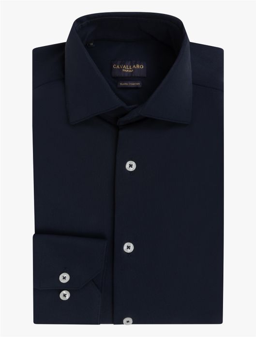 Cavallaro Ratiero overhemd donkerblauw ml7