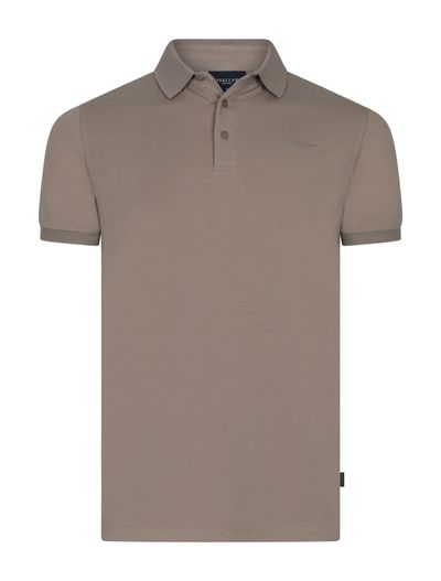 Cavallaro Poloshirt korte mouw Cavallaro Napoli bruin Darione