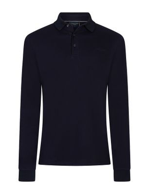 Cavallaro Lichtblauwe zijden stropdas Profuomo in uni dessin