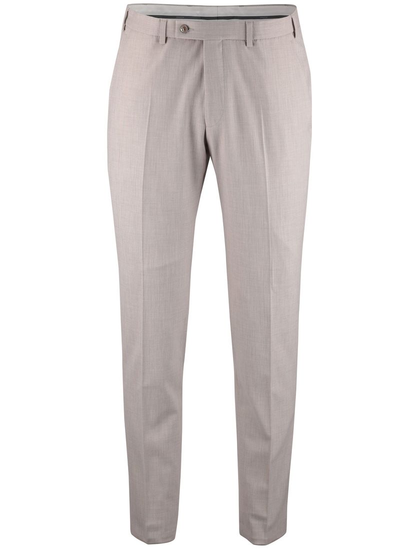Beige pantalon flatfront Digel slim fit