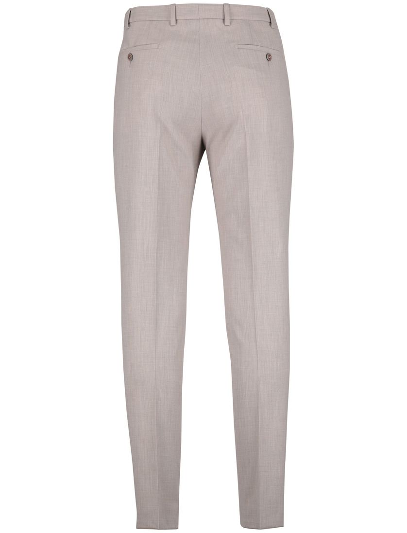 Beige pantalon flatfront Digel slim fit