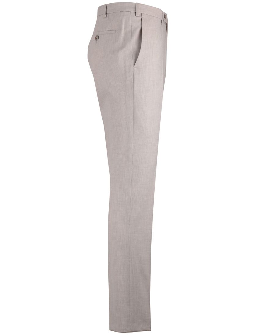 Beige pantalon flatfront Digel slim fit