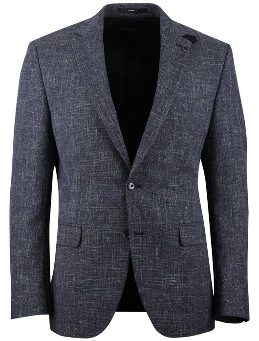 Digel ezzo-g stretch modern fit colbert blauw gemeleerd