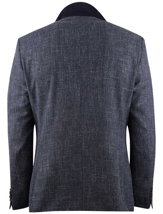 Digel ezzo-g stretch modern fit colbert blauw gemeleerd