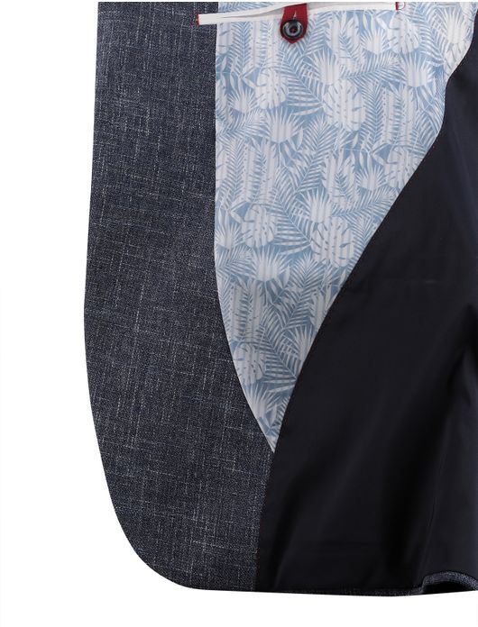 Digel ezzo-g stretch modern fit colbert blauw gemeleerd