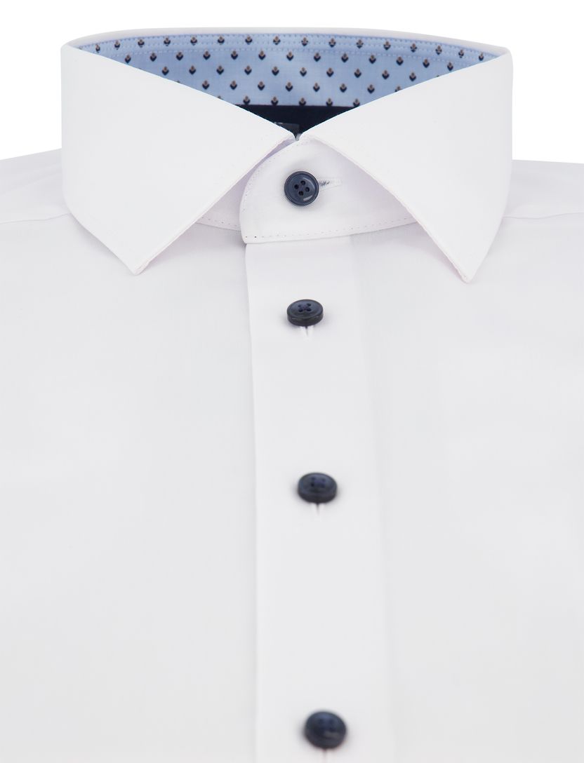 Katoenen zakelijk overhemd Olymp Luxor Modern Fit wit