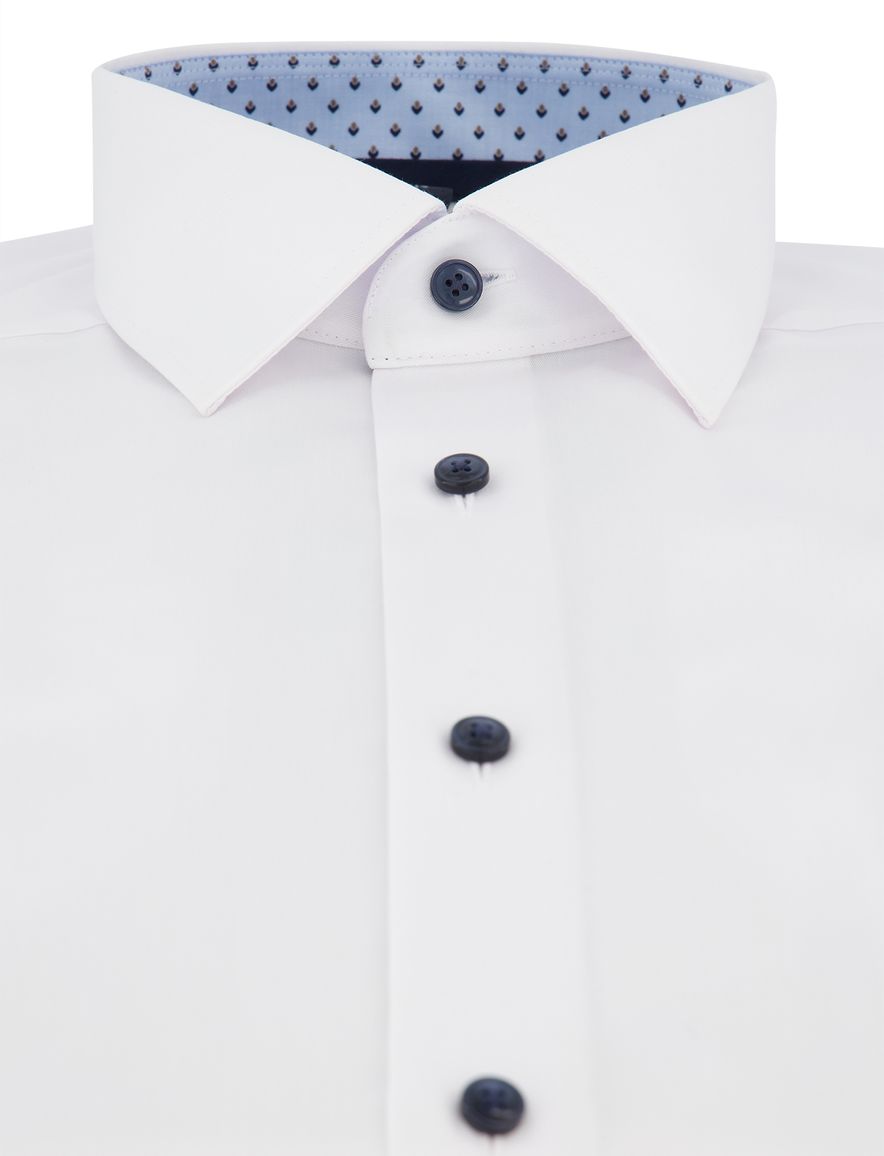 Zakelijk overhemd wit Olymp Luxor Modern Fit