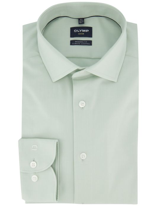 Olymp groen overhemd modern fit mouwlengte 7