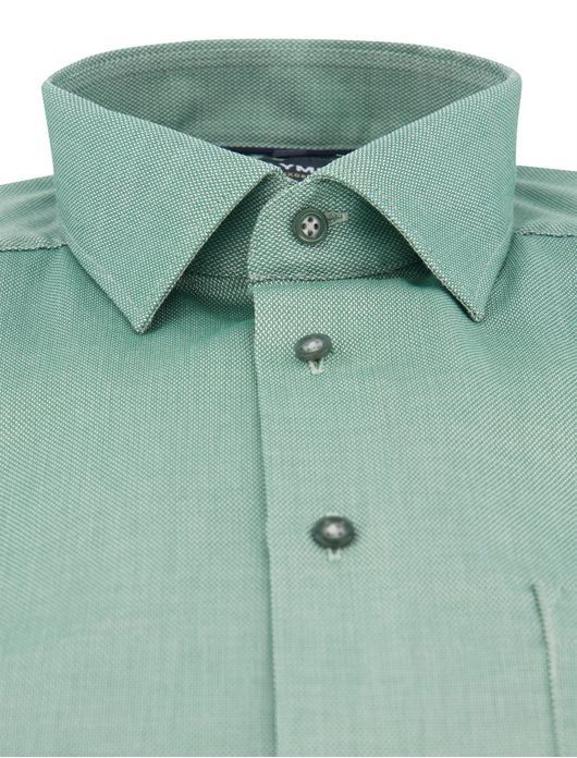 Olymp luxor modern fit groen overhemd mouwlengte 7