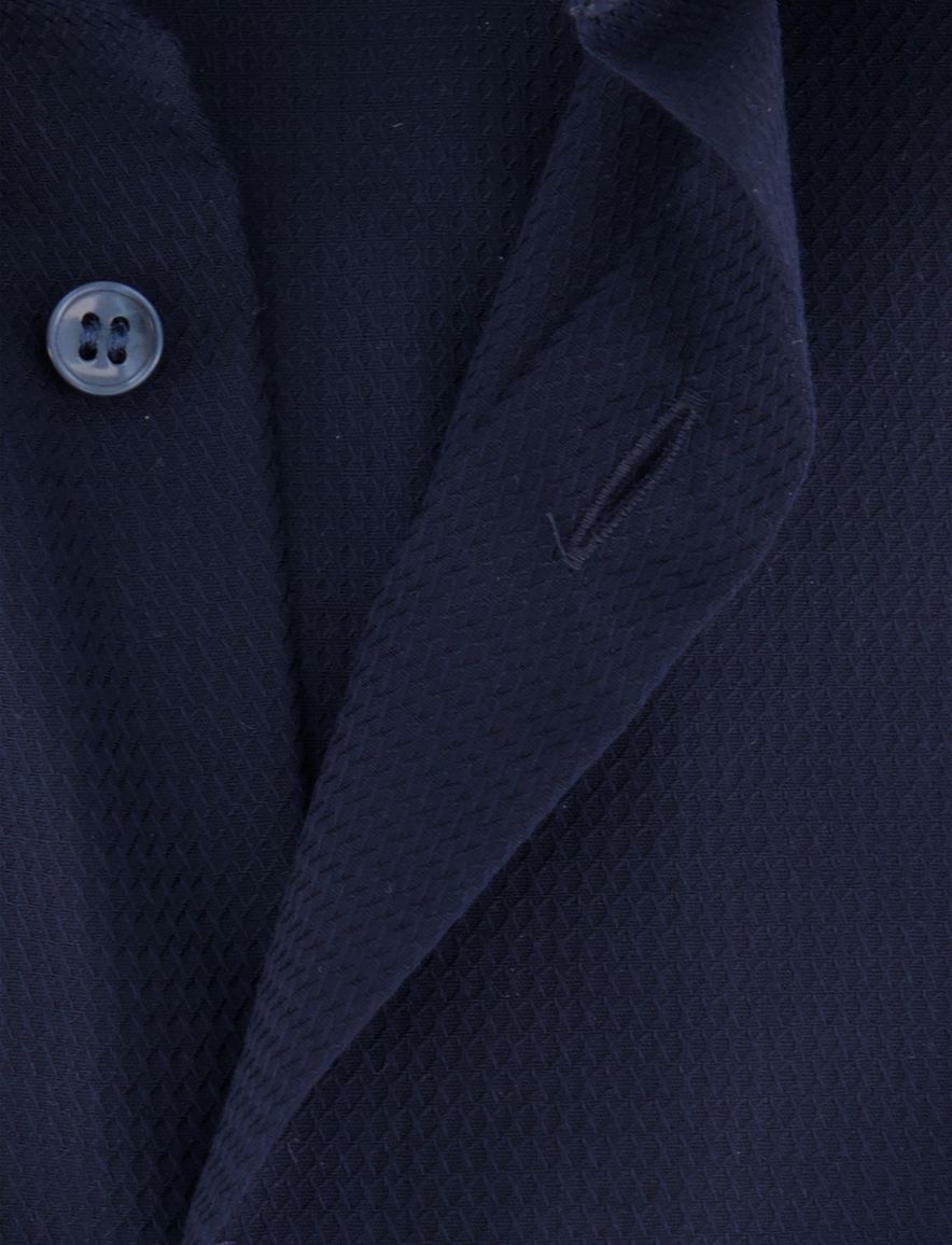 OLYMP Level Five overhemd navy slanke fit mouwlengte 7