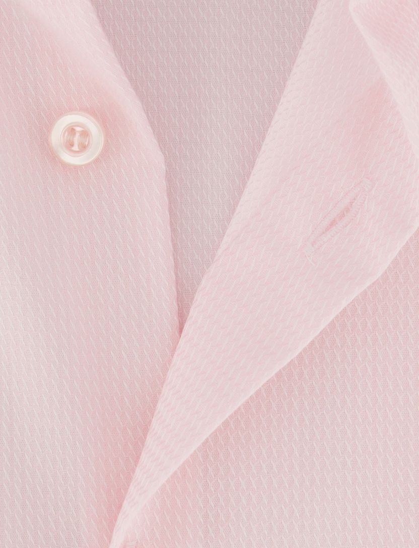 Overhemd OLYMP Body fit effen roze zakelijk