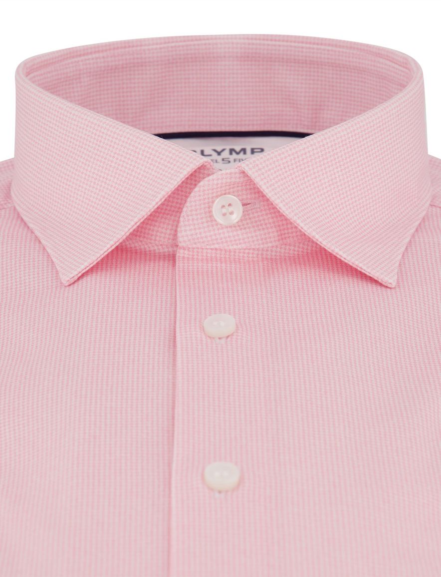 Jersey roze overhemd OLYMP Body fit