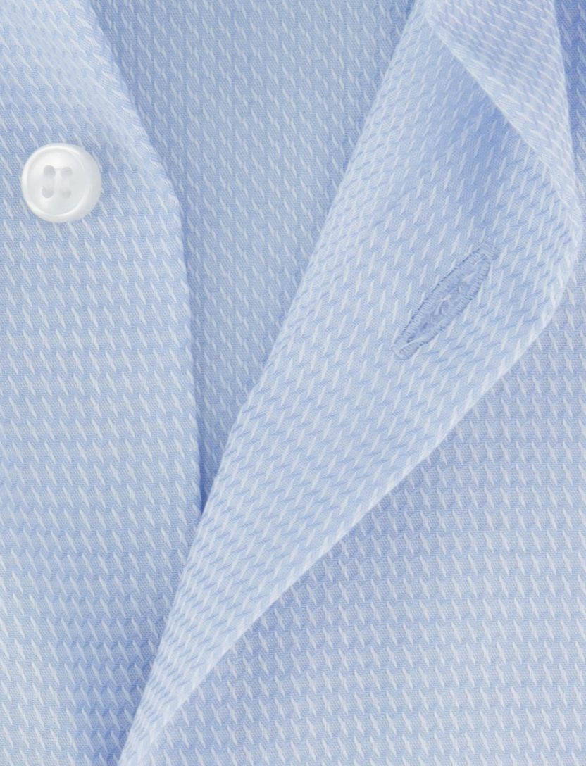 Overhemd super slim fit lichtblauw mouwlengte 7