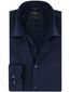 Overhemd super slim fit mouwlengte 7 donkerblauw