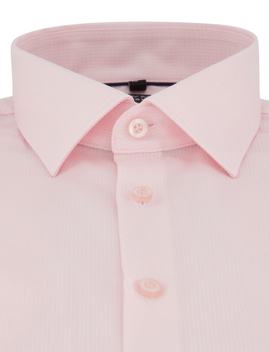 Roze mouwlengte 7 super slim fit overhemd OLYMP