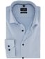 Mouwlengte 7 overhemd OLYMP super slim fit lichtblauw zakelijk