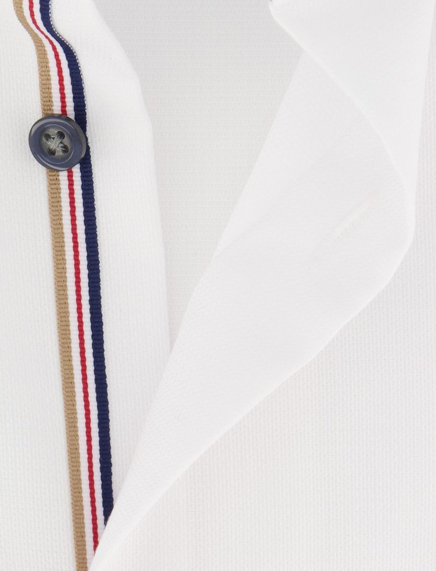 Olymp overhemd wit mouwlengte 7 strijkvrij normale fit