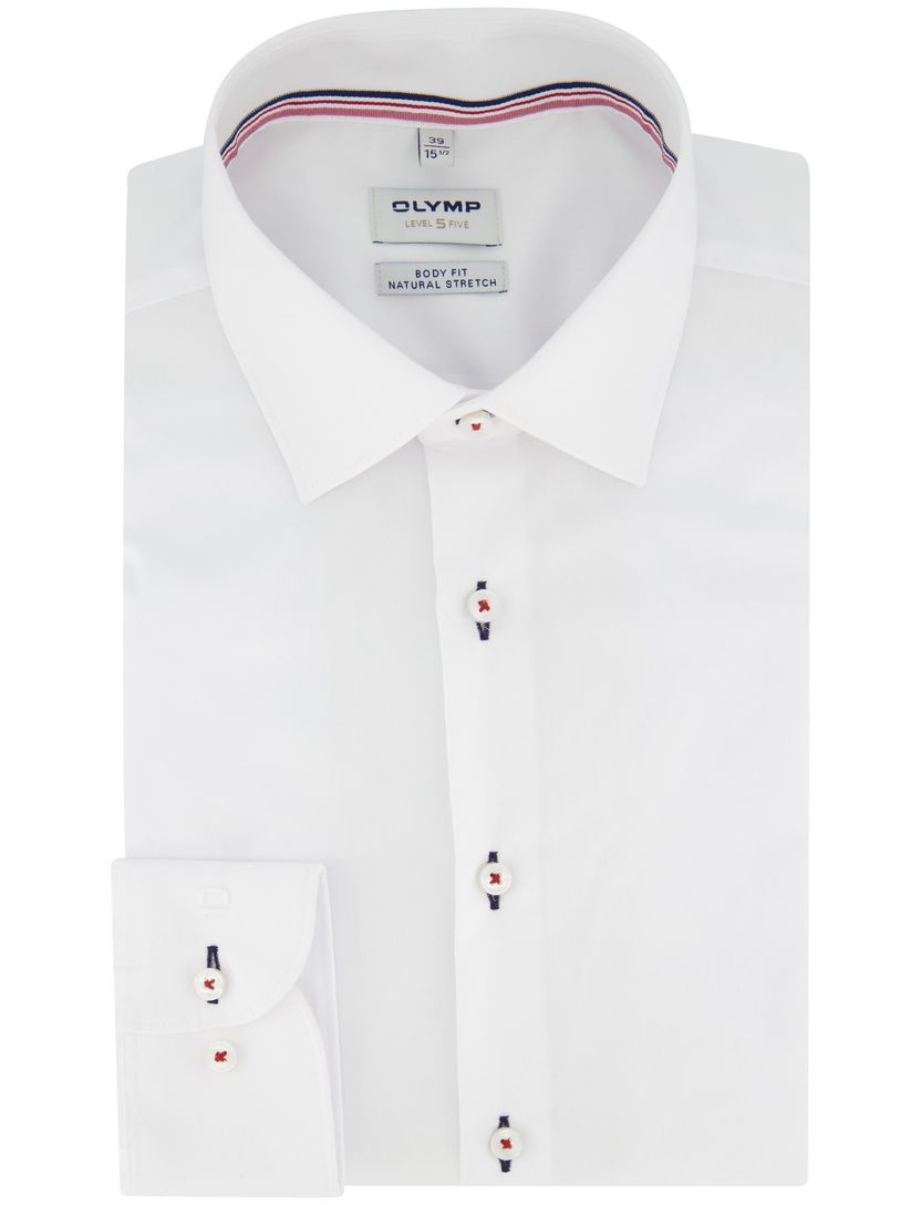 OLYMP Level 5 shirt wit flexibel natural stretch