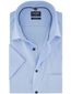 Lichtblauw overhemd Olymp Luxor Modern fit korte mouw strijkvrij
