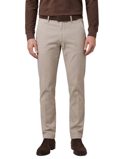 Mason's Beige chino Mason's Torinostyle katoen met omslag