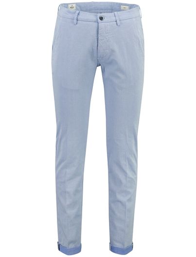 Mason's Chino Mason's Torinostyle katoen blauw en wit motief met omslag