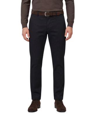 Mason's pantalon Mason's navy slim fit zonder omslag chino
