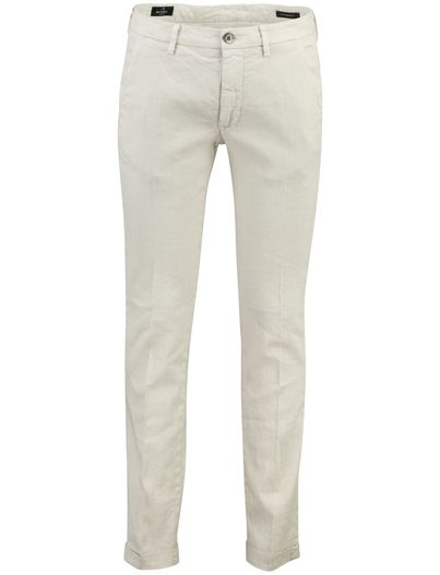Mason's Beige chino Mason's Torinostyle linnen en katoen met omslag