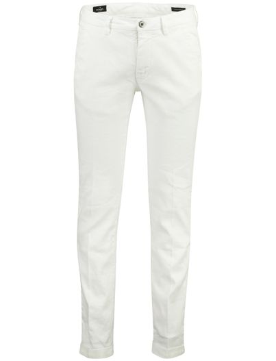 Mason's Off white chino Mason's Torinostyle linnen en katoen met omslag