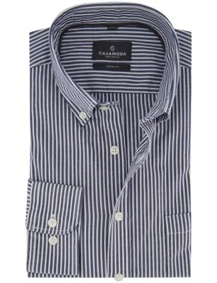 Casa Moda Gestreept overhemd Casa Moda Casual Fit blauw