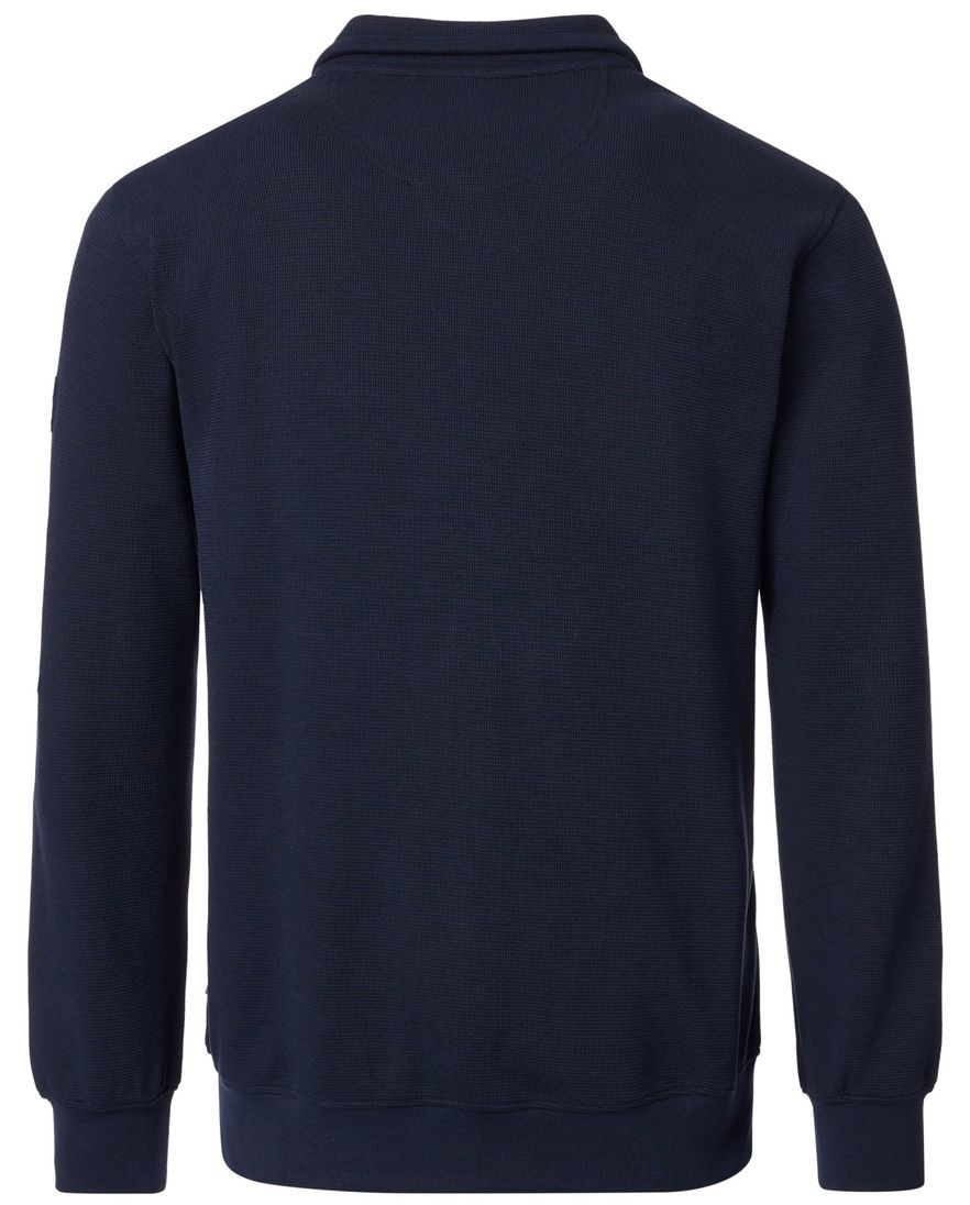 Casa Moda vest donkerblauw gebreid