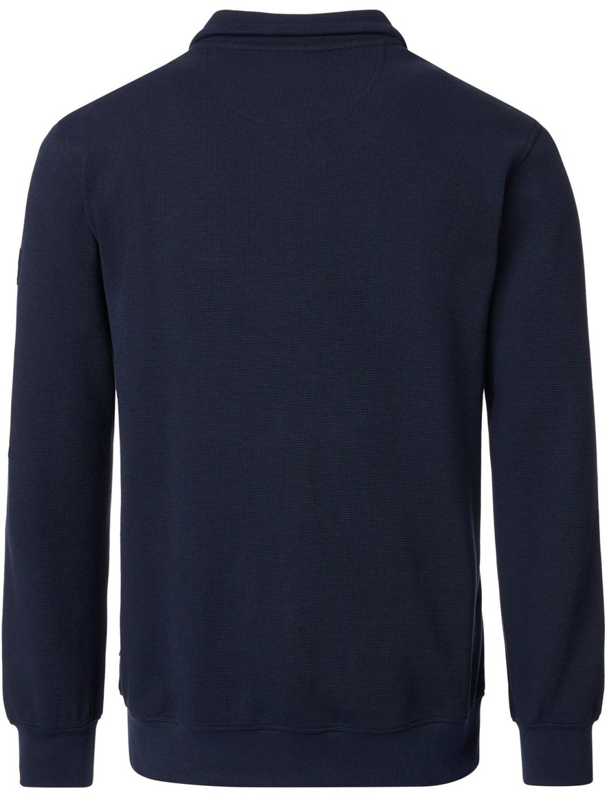 Casa Moda vest donkerblauw gebreid